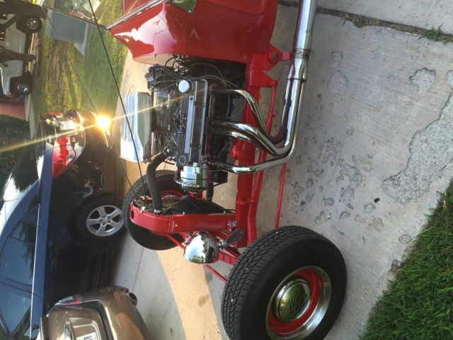 1924 red Ford Model T Coupe