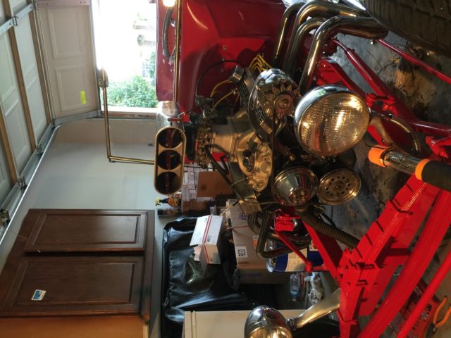1924 red Ford Model T Coupe