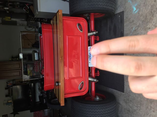 1924 red Ford Model T Coupe