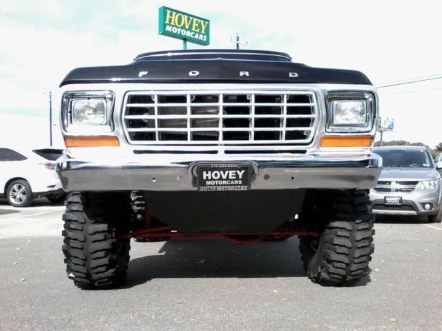 1978 Black Ford Bronco Wagon
