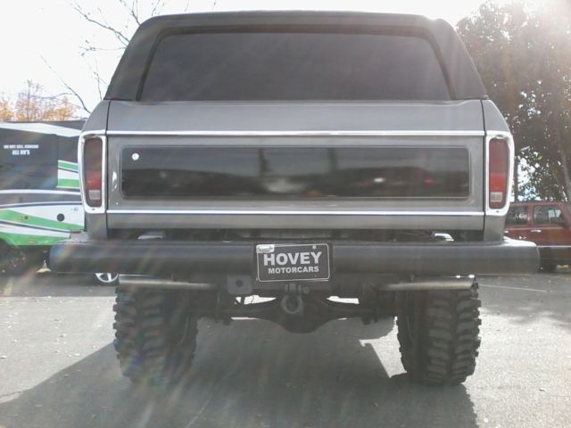 1978 Black Ford Bronco Wagon