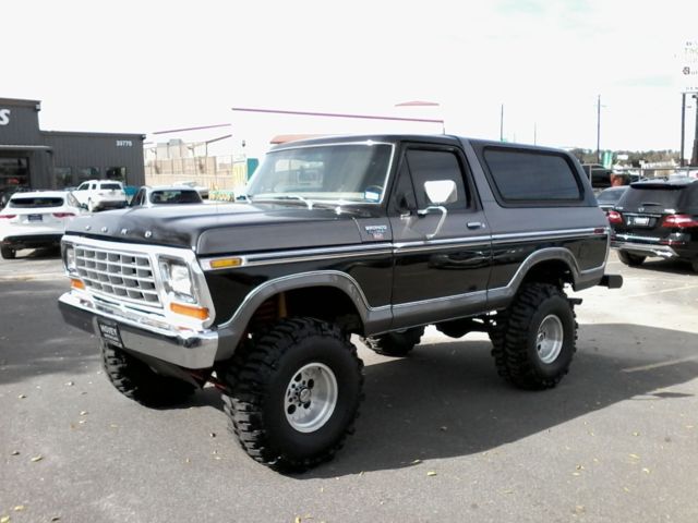 1978 Black Ford Bronco Wagon
