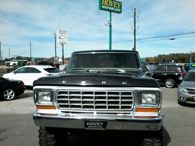 1978 Black Ford Bronco Wagon