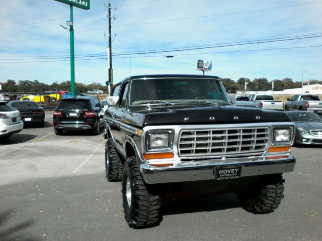 1978 Black Ford Bronco Wagon