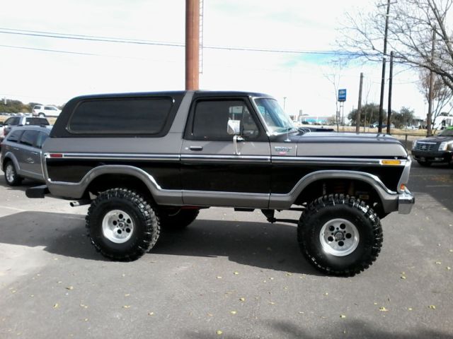 1978 Black Ford Bronco Wagon
