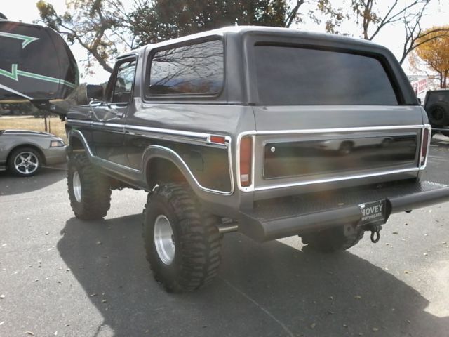 1978 Black Ford Bronco Wagon