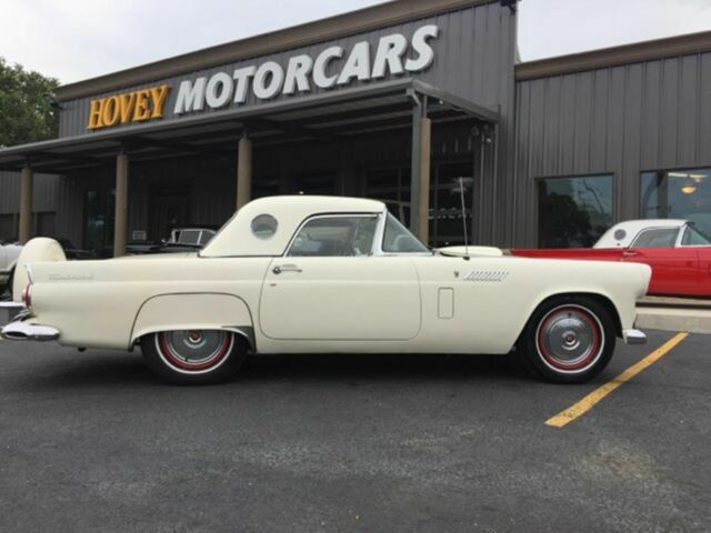 1956 White Ford Thunderbird Convertible
