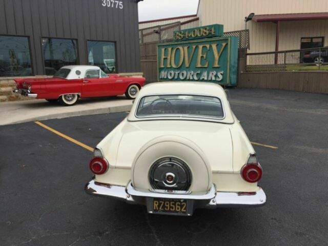 1956 White Ford Thunderbird Convertible