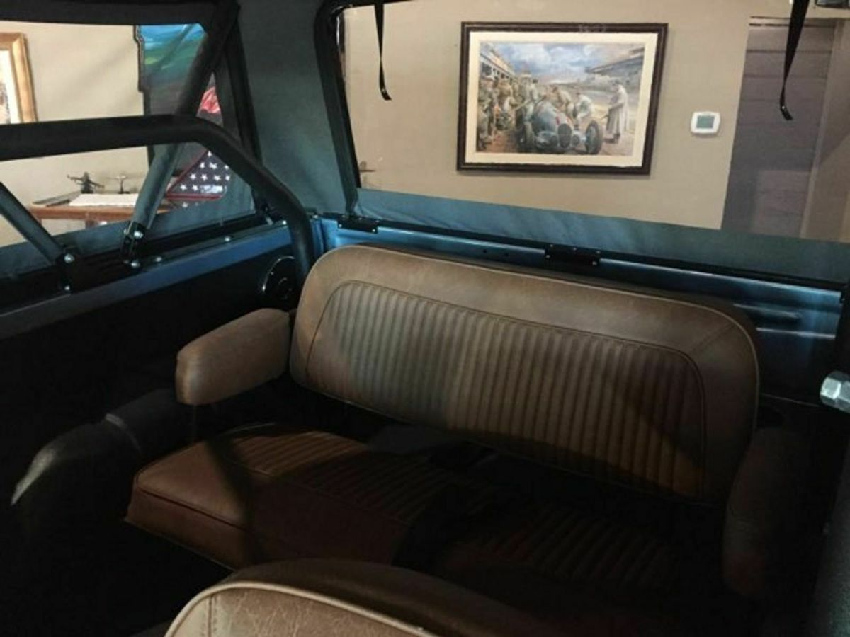 1974 Blue Ford Bronco SUV