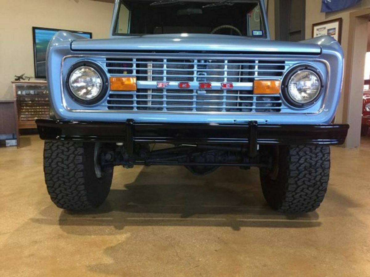1974 Blue Ford Bronco SUV