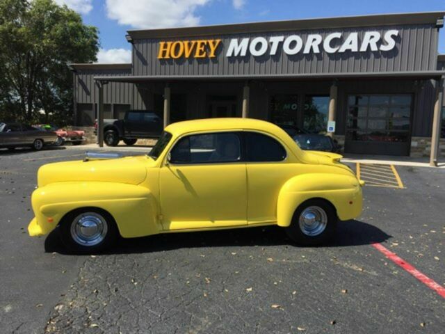1946 Yellow Ford Supercharged Coupe Coupe