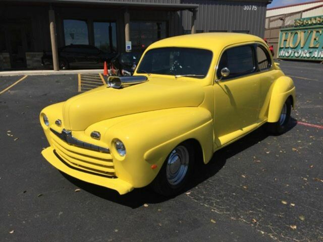 1946 Yellow Ford Supercharged Coupe Coupe