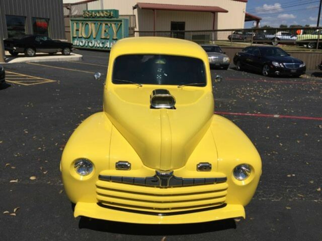 1946 Yellow Ford Supercharged Coupe Coupe
