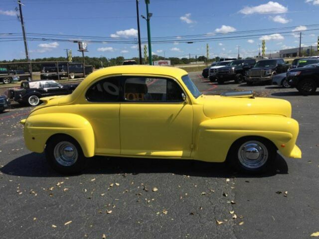1946 Yellow Ford Supercharged Coupe Coupe