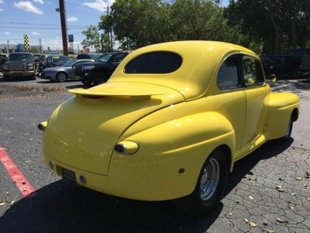 1946 Yellow Ford Supercharged Coupe Coupe