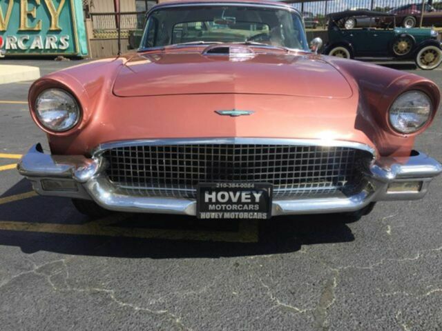 1957 Brown Ford Thunderbird Convertible