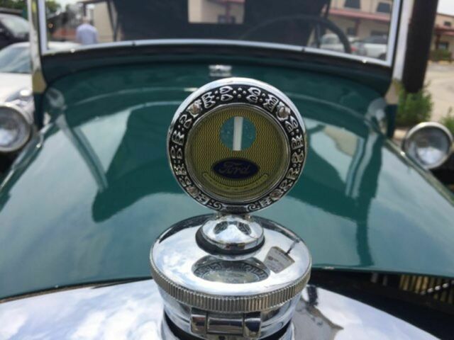 1928 Green Ford Model A Convertible