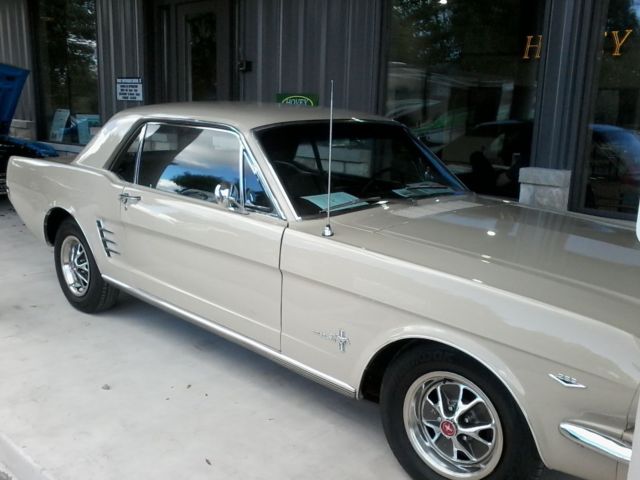 1966 Tan Ford Mustang Coupe