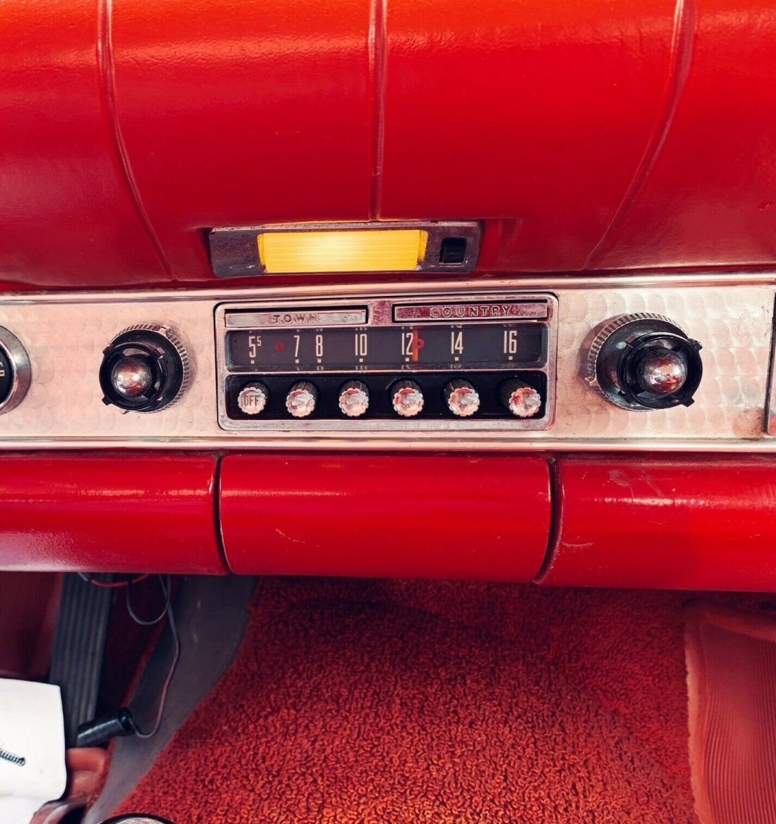 1957 Red Ford Thunderbird Convertible