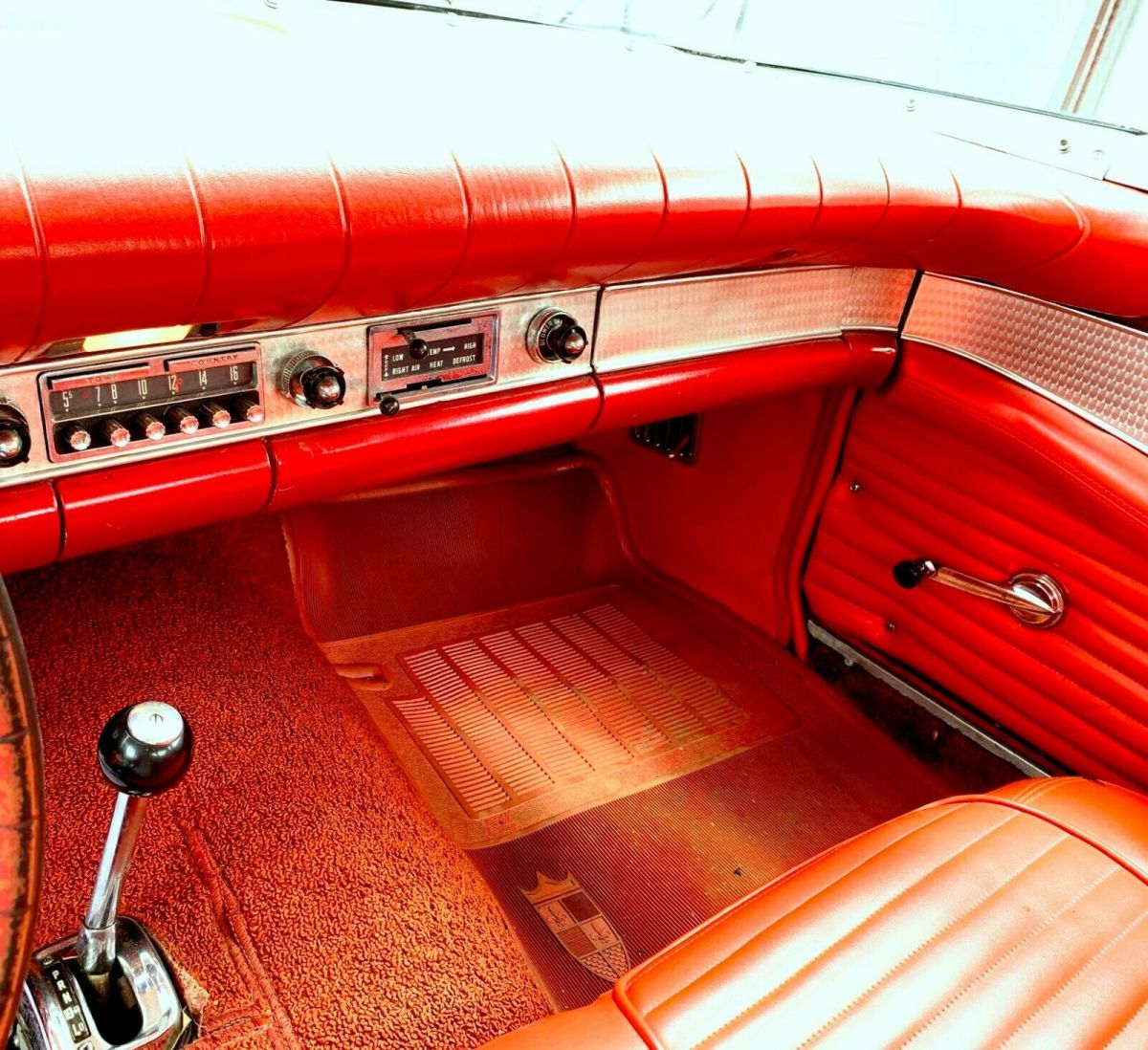 1957 Red Ford Thunderbird Convertible