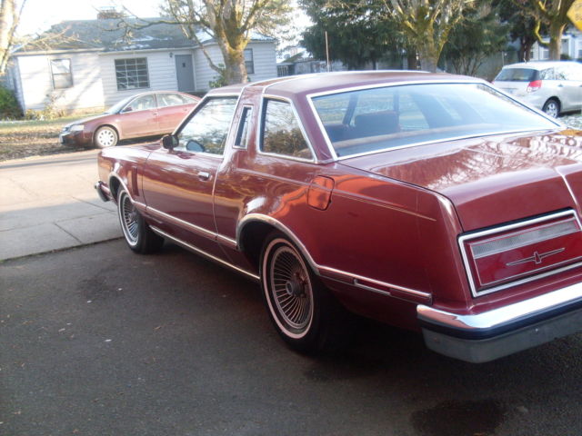 1978 Burgundy Ford Thunderbird Coupe
