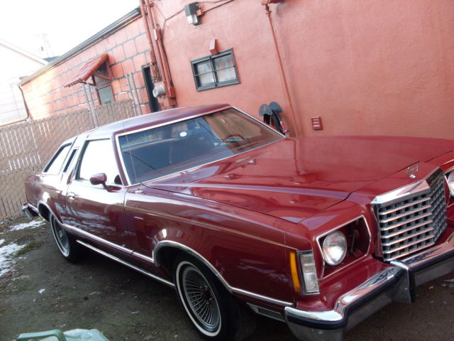 1978 Burgundy Ford Thunderbird Coupe