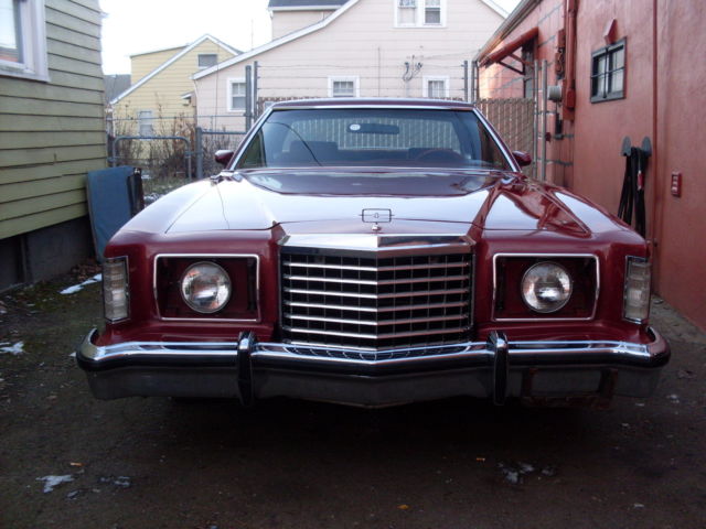 1978 Burgundy Ford Thunderbird Coupe