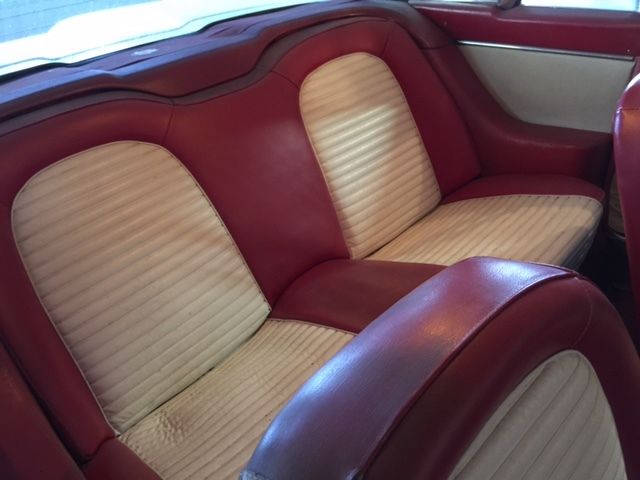 1958 White Ford Thunderbird 2 door