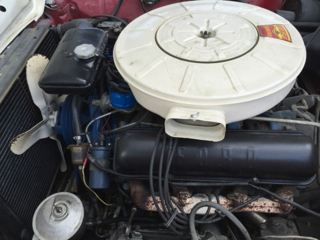1958 White Ford Thunderbird 2 door