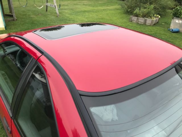 1993 Red Ford Thunderbird