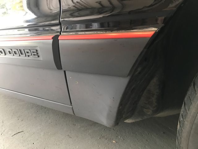 1985 Black Ford Thunderbird Coupe