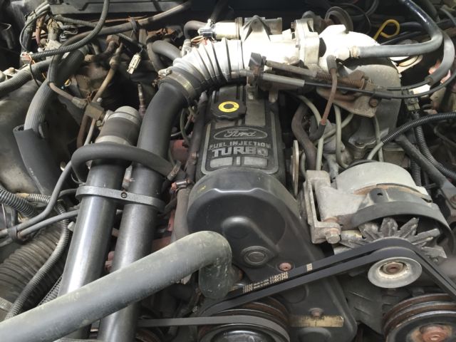 1985 Black Ford Thunderbird Coupe