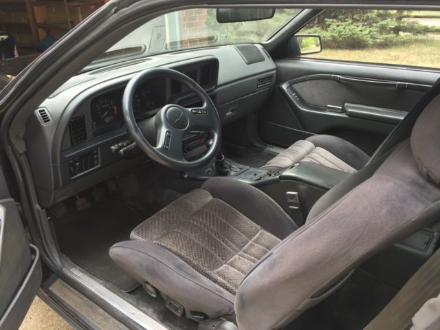 1985 Black Ford Thunderbird Coupe