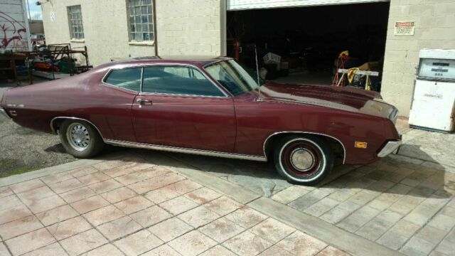 1971 Marron Ford Torino Fastback