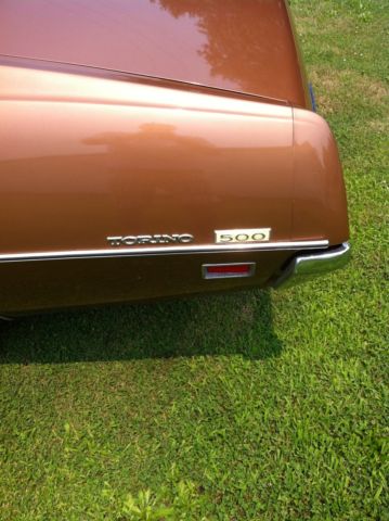 1971 cinnamon Ford Torino Coupe