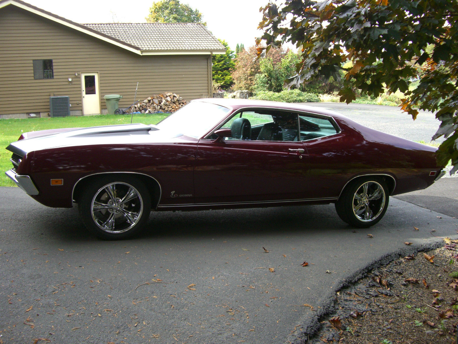 1970 Maroon Ford Torino