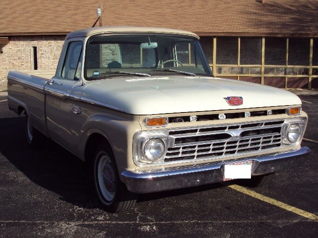 1962 Tan Ford F-100 Extended Cab Pickup