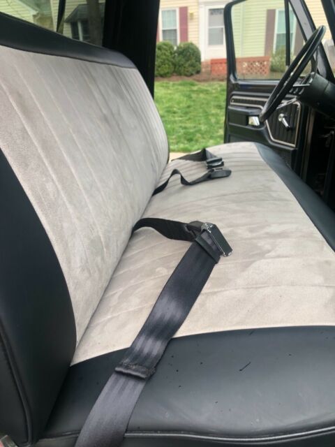 1973 Black and Silver Ford F-250 Pickup