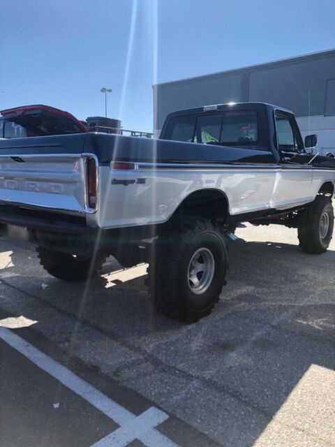 1973 Black and Silver Ford F-250 Pickup