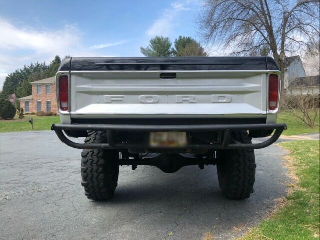 1973 Black and Silver Ford F-250 Pickup