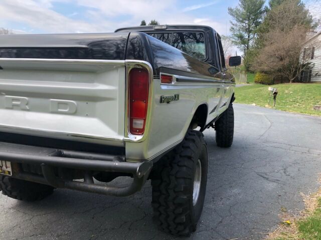 1973 Black and Silver Ford F-250 Pickup