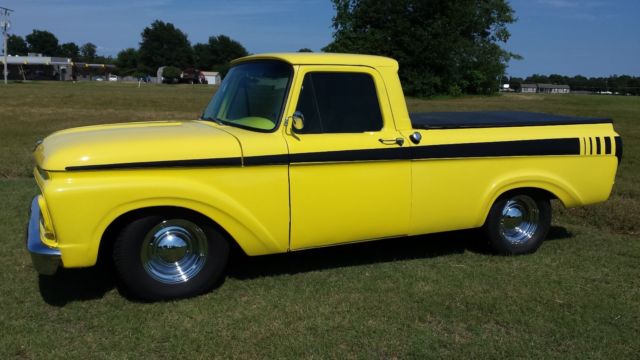 1961 Yellow Ford F-100