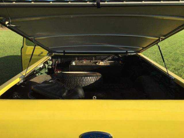 1961 Yellow Ford F-100