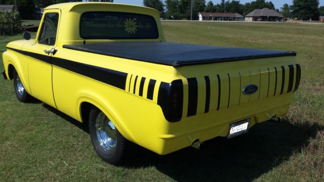 1961 Yellow Ford F-100