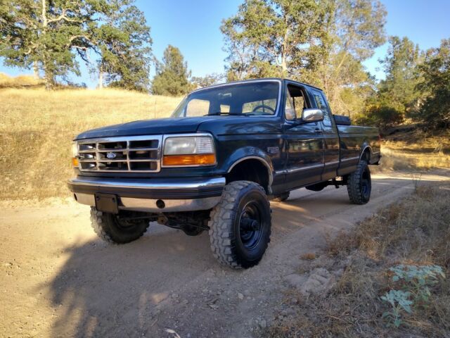 1994 Green Ford F-250 Extended Cab Pickup