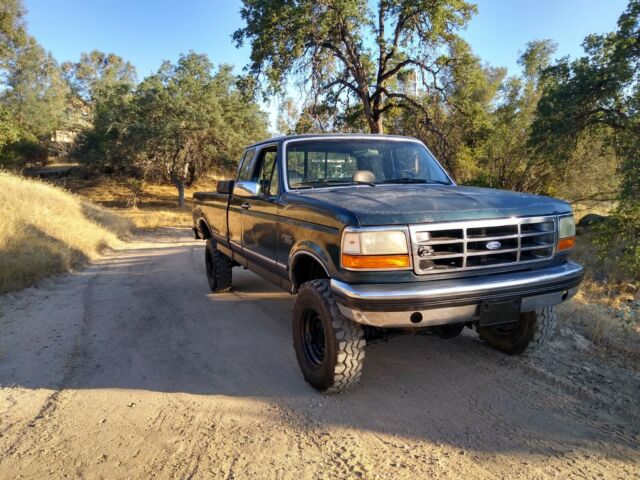 1994 Green Ford F-250 Extended Cab Pickup