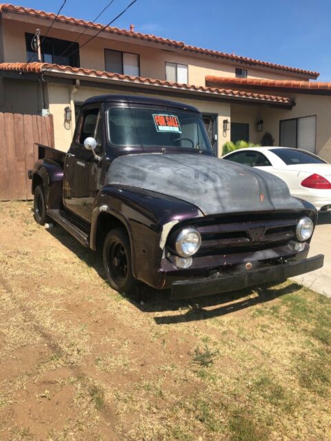 1953 Purple Ford F-100 Standard Cab Pickup