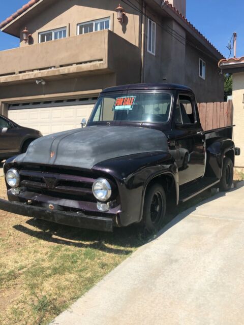 1953 Purple Ford F-100 Standard Cab Pickup