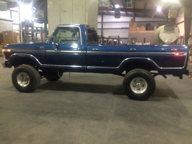 1978 Blue Ford F-250 Ranger , Reg cab and bed