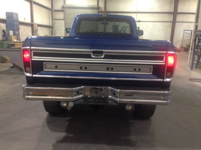 1978 Blue Ford F-250 Ranger , Reg cab and bed
